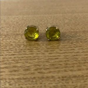 kate spade light green gumdrop studs